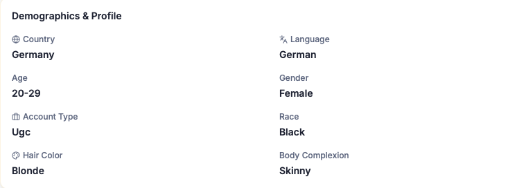 Instagram Creator Search