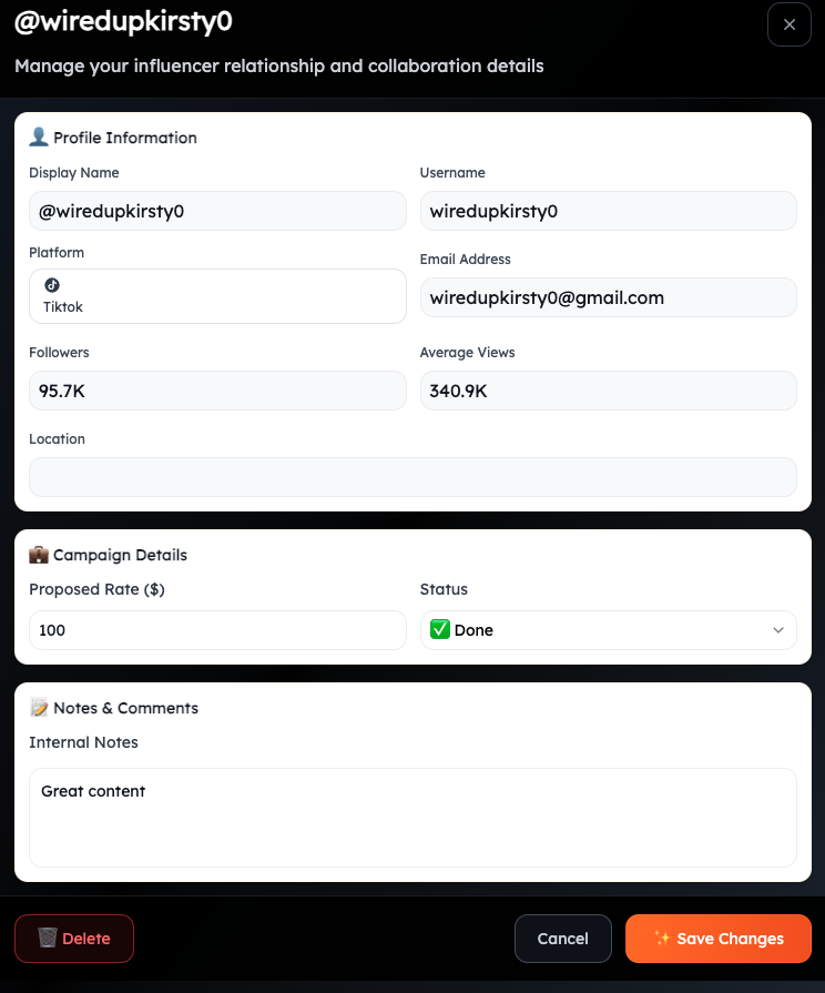 Relationship Analytics